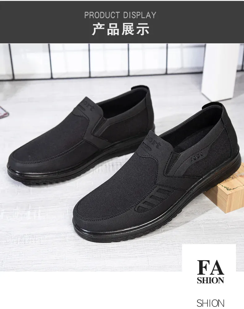 Canvas Sole and Shoes Middle-aged Fast shipping Single Non-slip Size Large Shoes Men's Casual Shoes Black Friday sale Elderly Breathable Father
