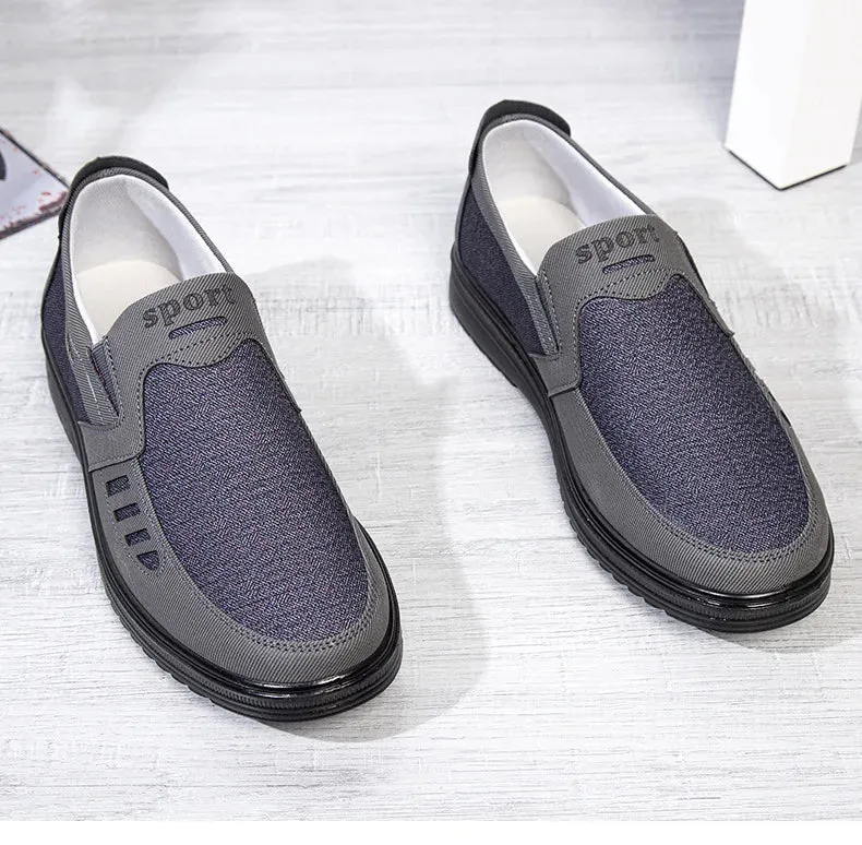 Canvas Sole and Shoes Middle-aged Fast shipping Single Non-slip Size Large Shoes Men's Casual Shoes Black Friday sale Elderly Breathable Father