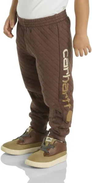 Carhartt Baby Boys' Fleece Logo Jogger Sweatpants