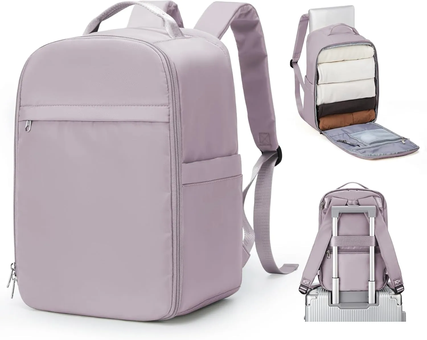 Carry On Backpack, United Airlines Personal Item Bag within17x10x9, Underseat Ryanair 40x20x25CM Luggage Bag Travel Essentials, mochila de viaje, Cabin Size Waterproof Laptop Backpack