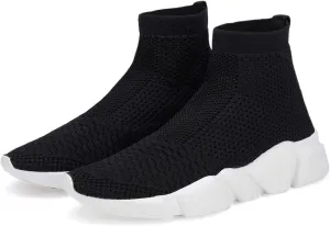 Casbeam Men's Running Knit Comfortable Lightweight Breathable Casual Sports Shoes Fashion Sneakers Slip-On Walking Shoes