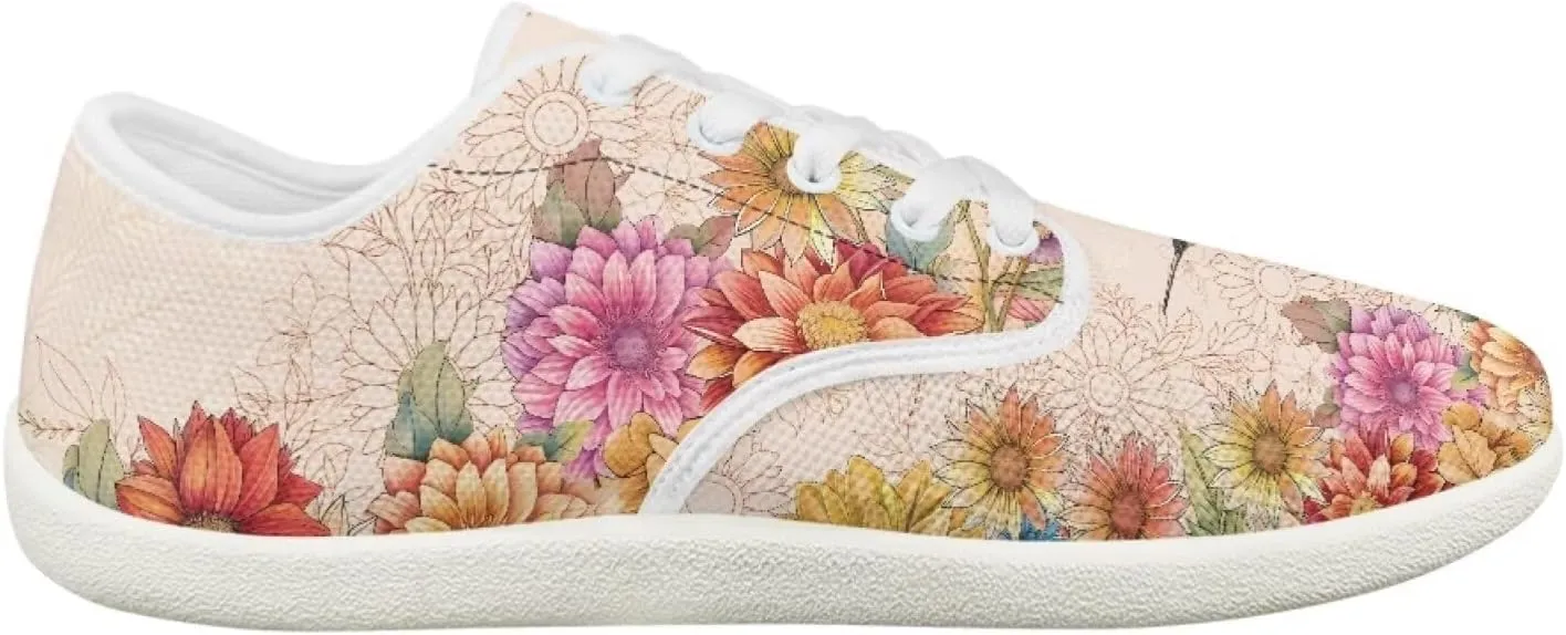 chaqlin Hummingbird Flats Shoes Women Dressy Comfortable Lace Up Sneaker Non Slip Casual Walking Running Tennis Shoe