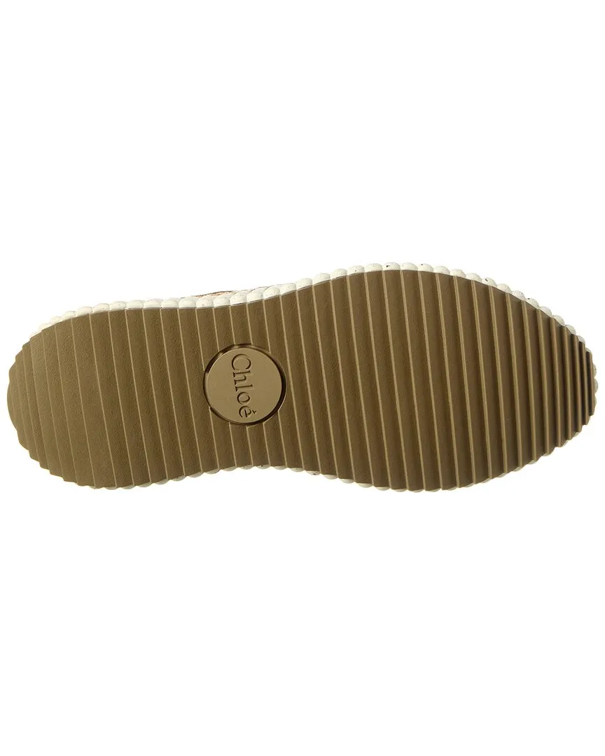Chloé Nama Canvas & Leather Sneaker
