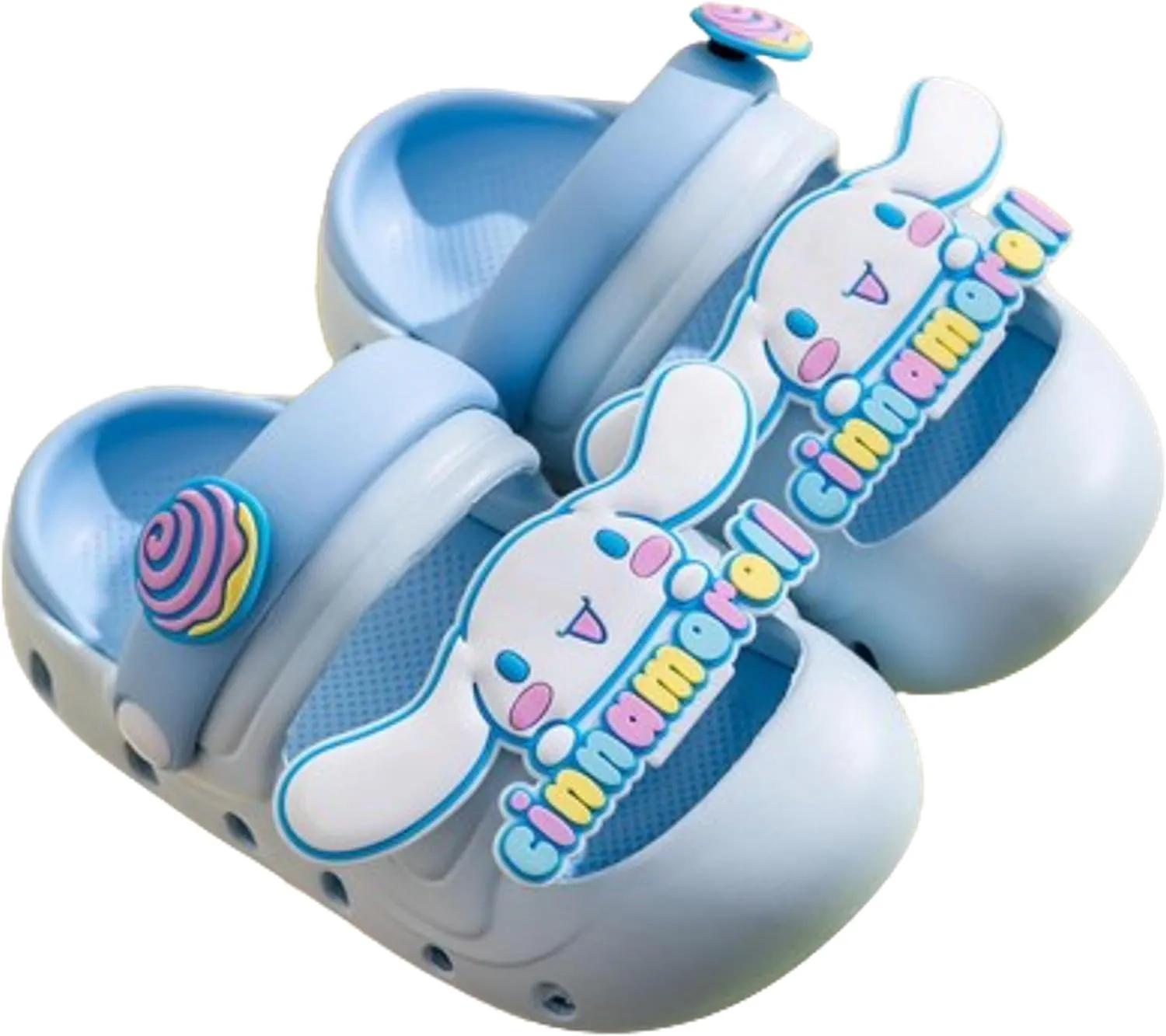 Cinnamoroll & Doughnut Clogs Slip on Water Shoes Casual Summer for Girls Kids Children