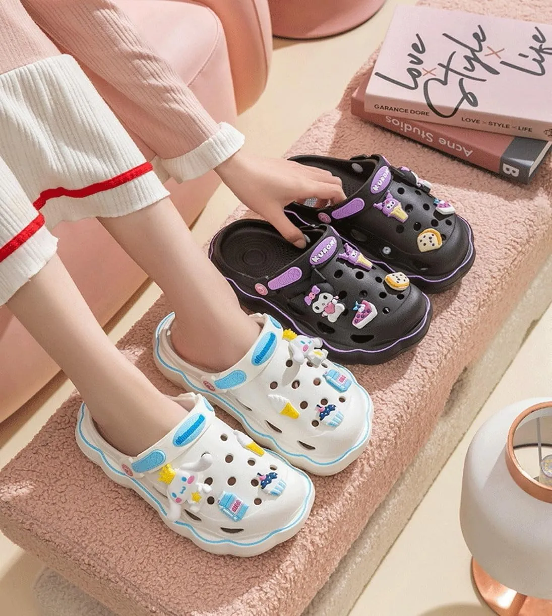 Cinnamoroll Clogs Slip on Water Shoes Casual Summer for Adults