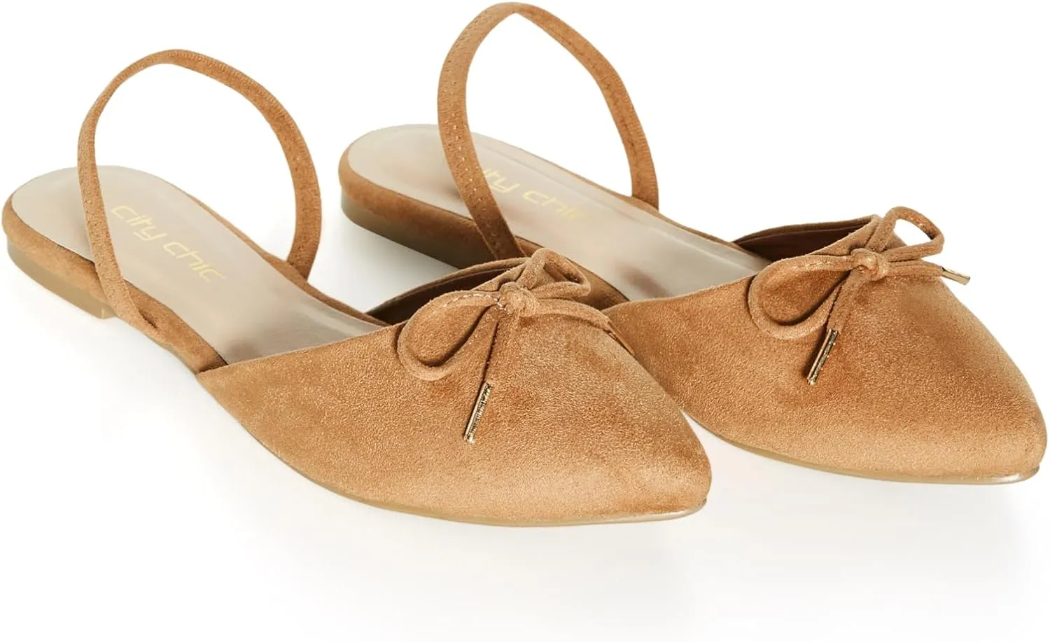City Chic WIDE FIT Lyon Flat