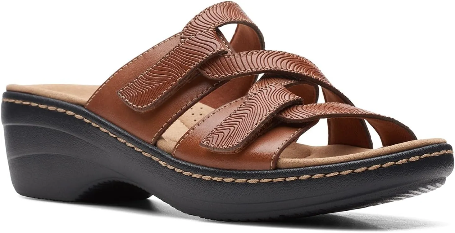 Clarks Women's Merliah Karli Sandal, Tan, 7.5