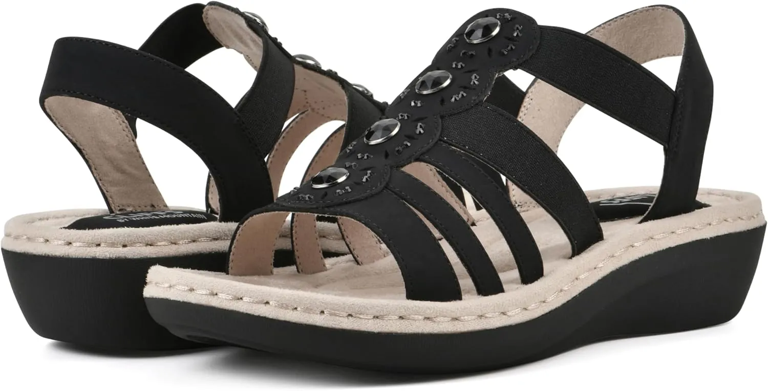 CLIFFS BY WHITE MOUNTAIN Women's Camryn Wedge Sandal