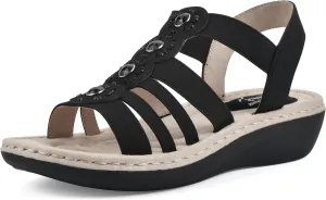 CLIFFS BY WHITE MOUNTAIN Women's Camryn Wedge Sandal