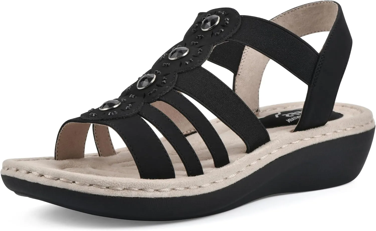 CLIFFS BY WHITE MOUNTAIN Women's Camryn Wedge Sandal