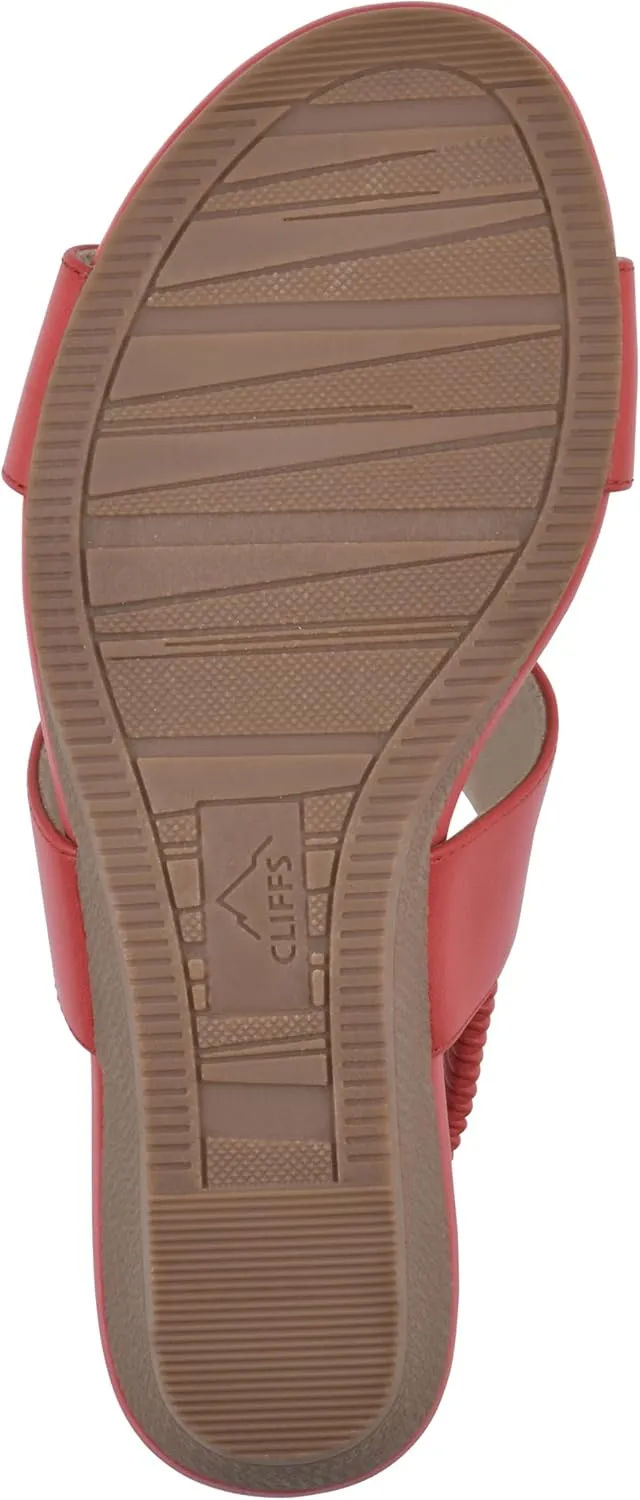 CLIFFS BY WHITE MOUNTAIN Women's Candea Wedge Sandal