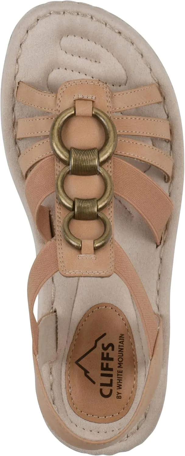 CLIFFS BY WHITE MOUNTAIN Women's Caselyn Strappy Sandal