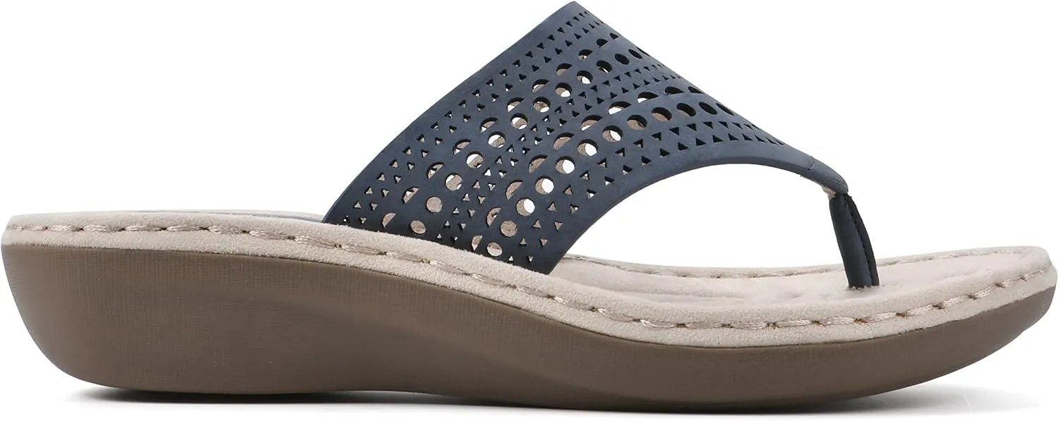 CLIFFS BY WHITE MOUNTAIN Women's Compact Wedge Sandal