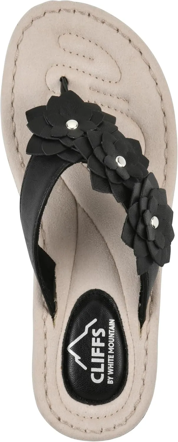 CLIFFS BY WHITE MOUNTAIN Women's Content Floral Sandal