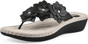 CLIFFS BY WHITE MOUNTAIN Women's Content Floral Sandal