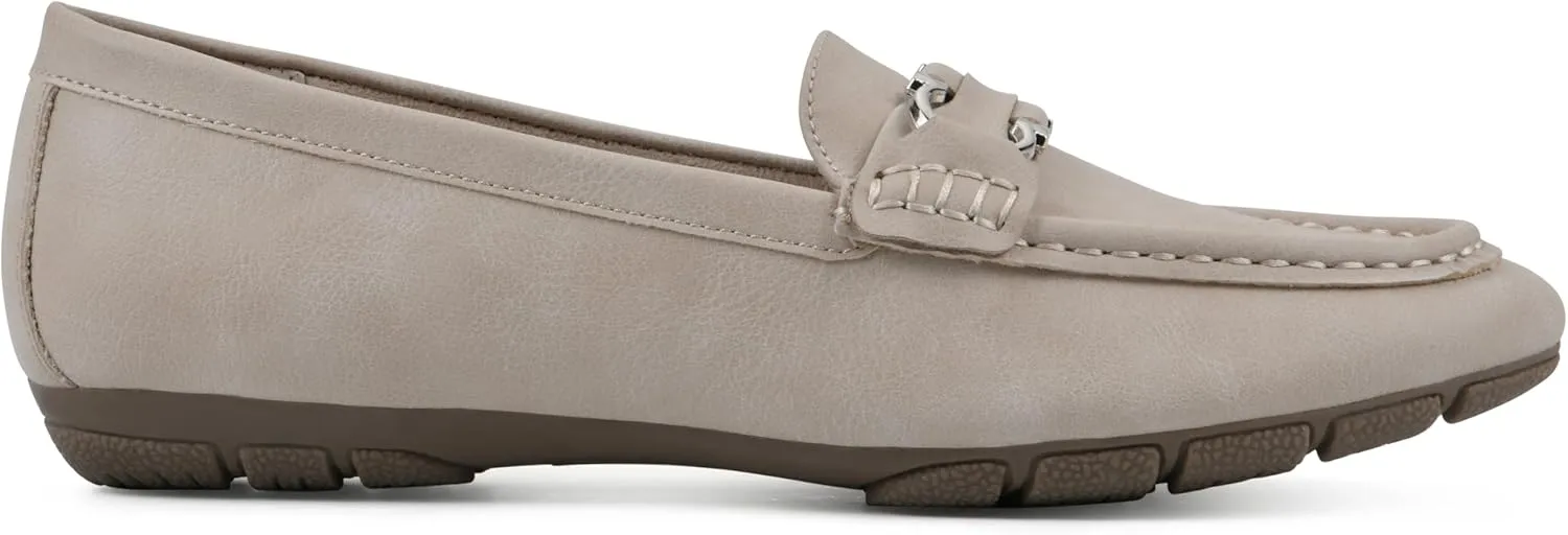 CLIFFS BY WHITE MOUNTAIN Women's Glaring Cushioned Loafer Flat