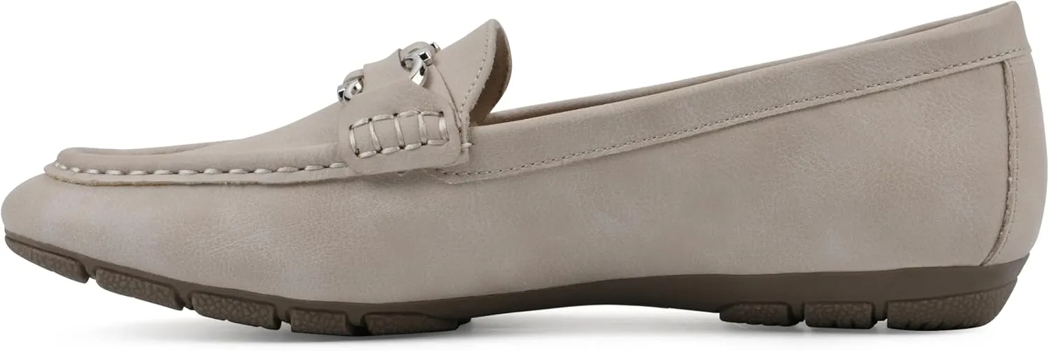 CLIFFS BY WHITE MOUNTAIN Women's Glaring Cushioned Loafer Flat