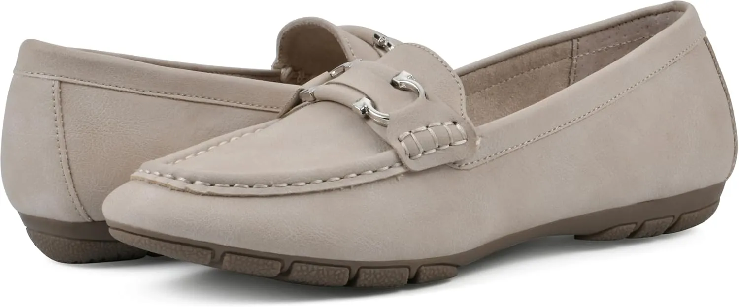 CLIFFS BY WHITE MOUNTAIN Women's Glaring Cushioned Loafer Flat