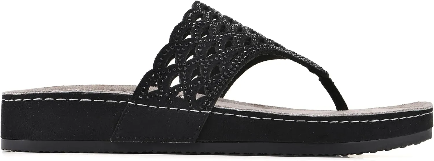 CLIFFS BY WHITE MOUNTAIN Women's Hoffard Mini Wedge Sandal