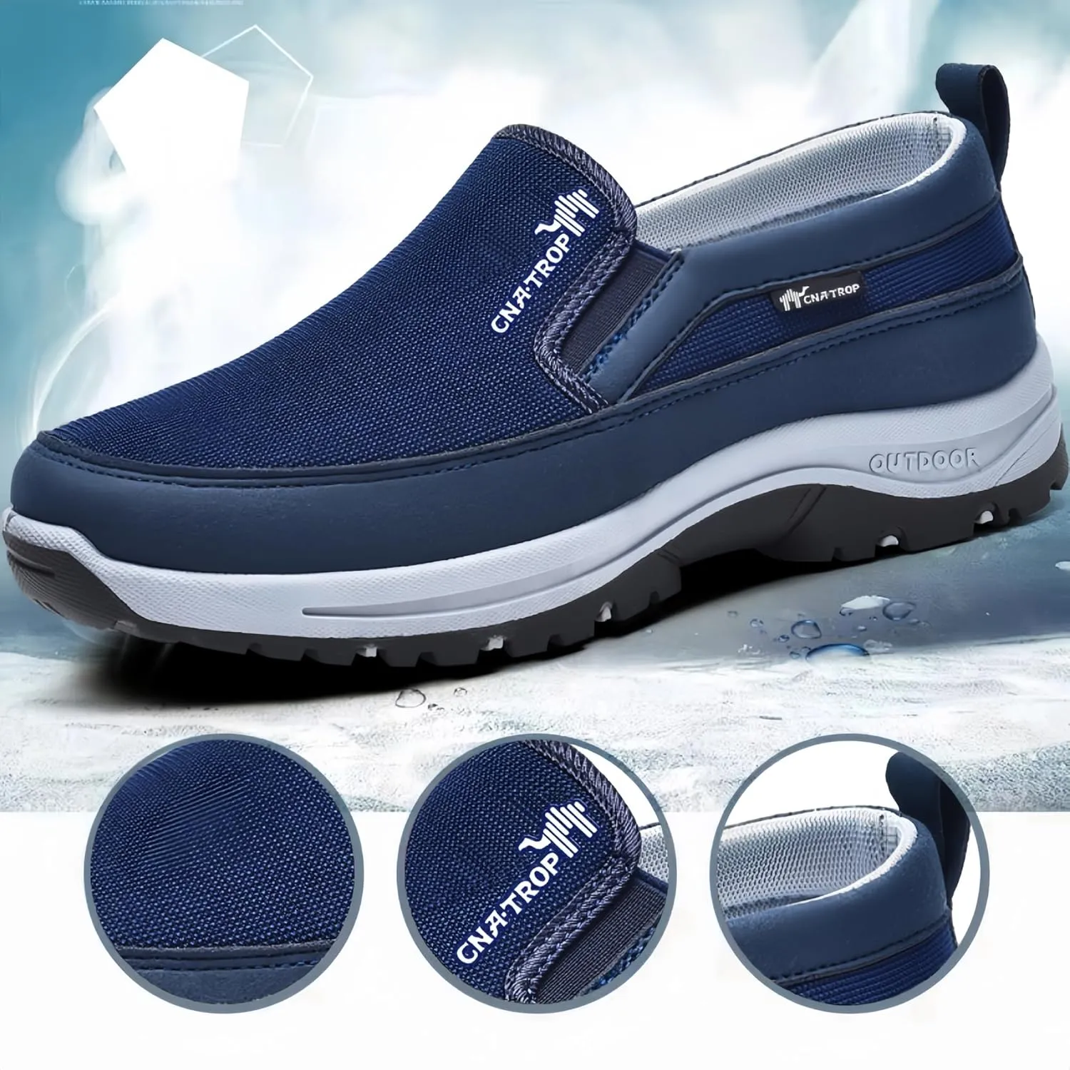CNA Trop Orthopedic Shoes for Men, Fosterry Mens Slip On Shoes, Zapatos Ortopédicos para Hombre, Sketchers Columbia Shoes Men，Merrell Slip On Shoes for Men, Skechers Slip Ins