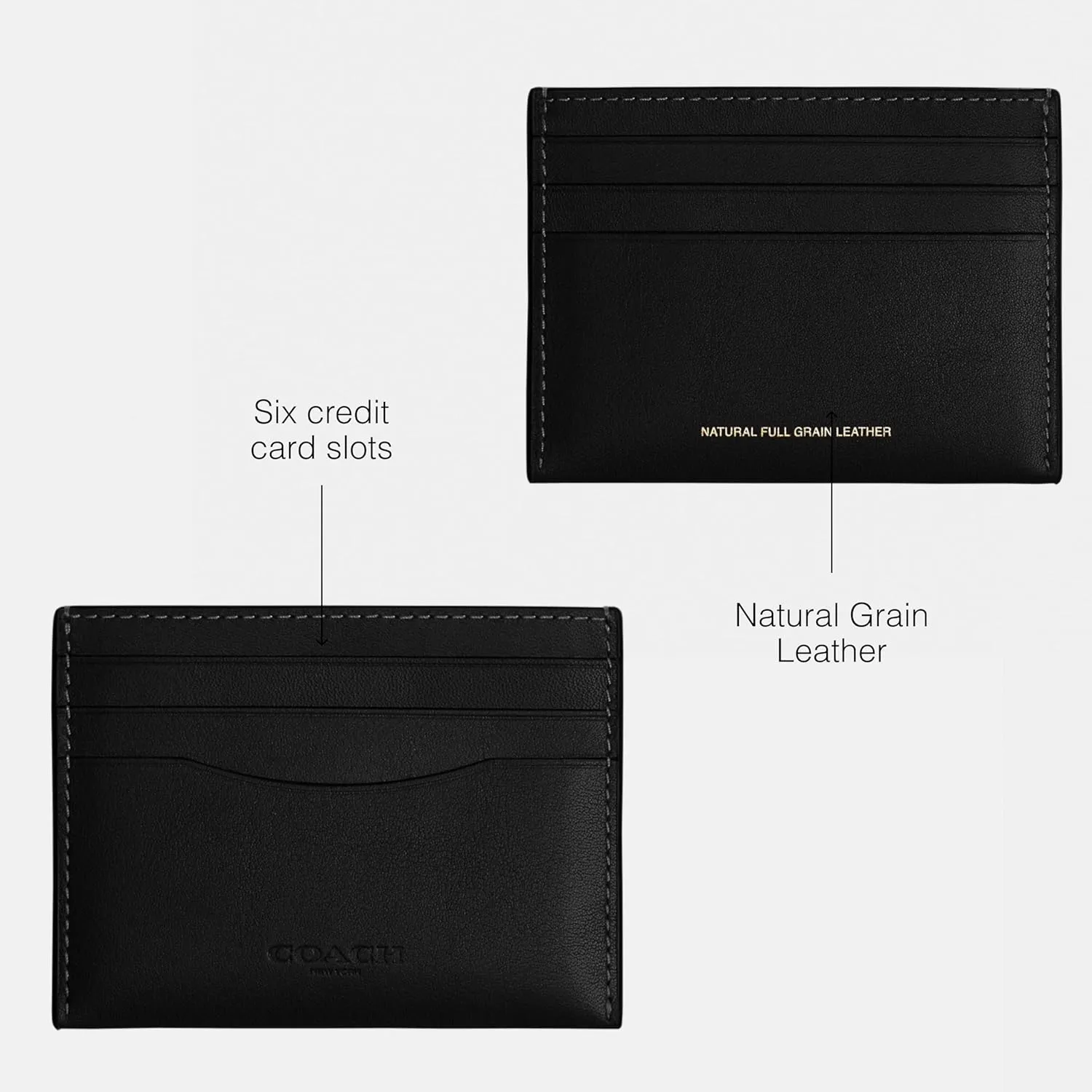 Coach Men's Flat Card CASE