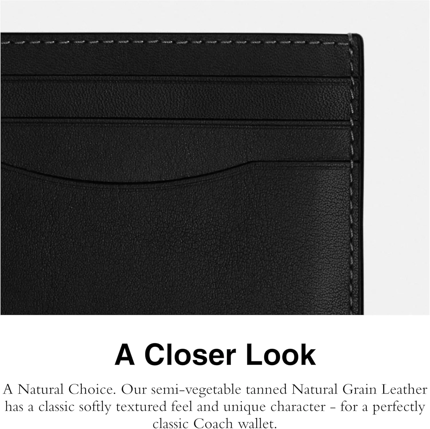 Coach Men's Flat Card CASE
