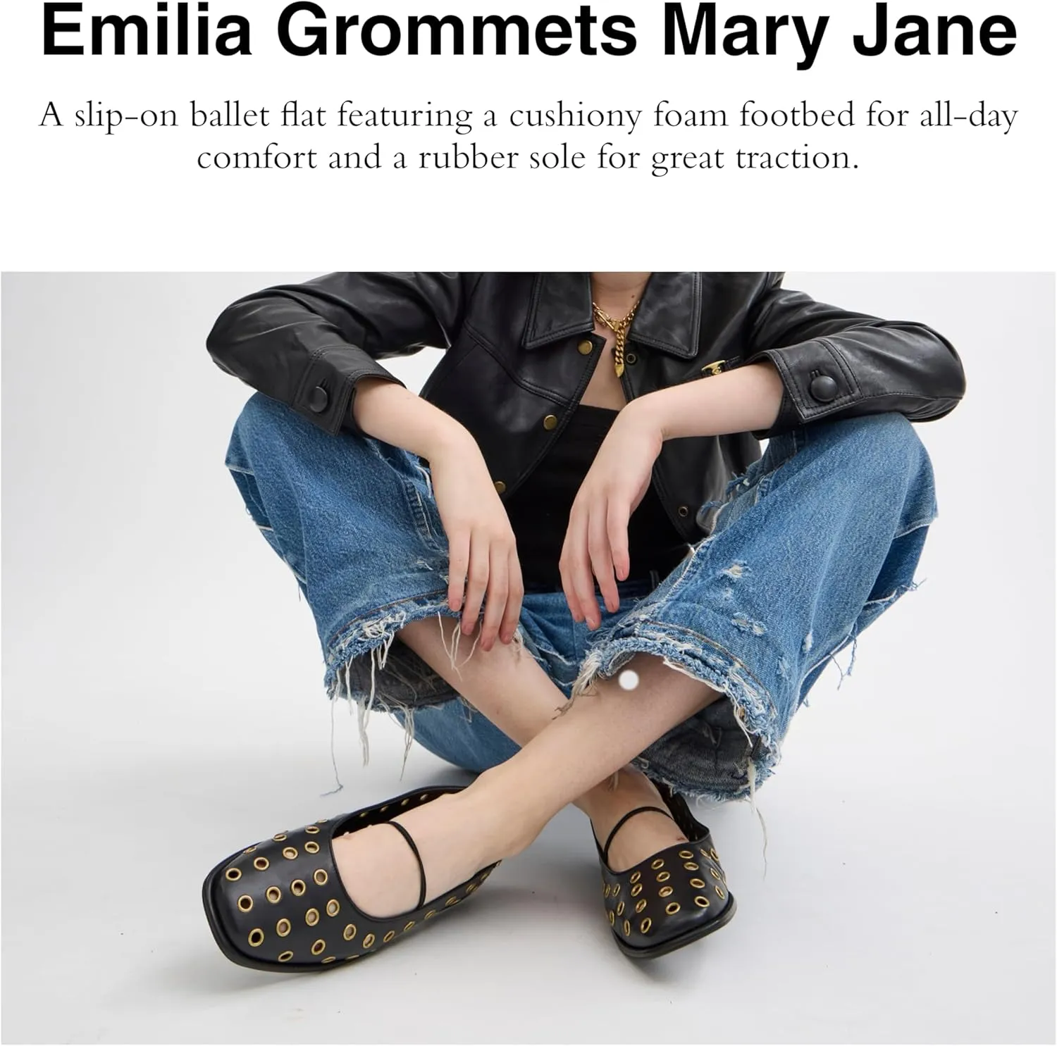 Coach Women's Emilia Mary Jane Ballet Flat