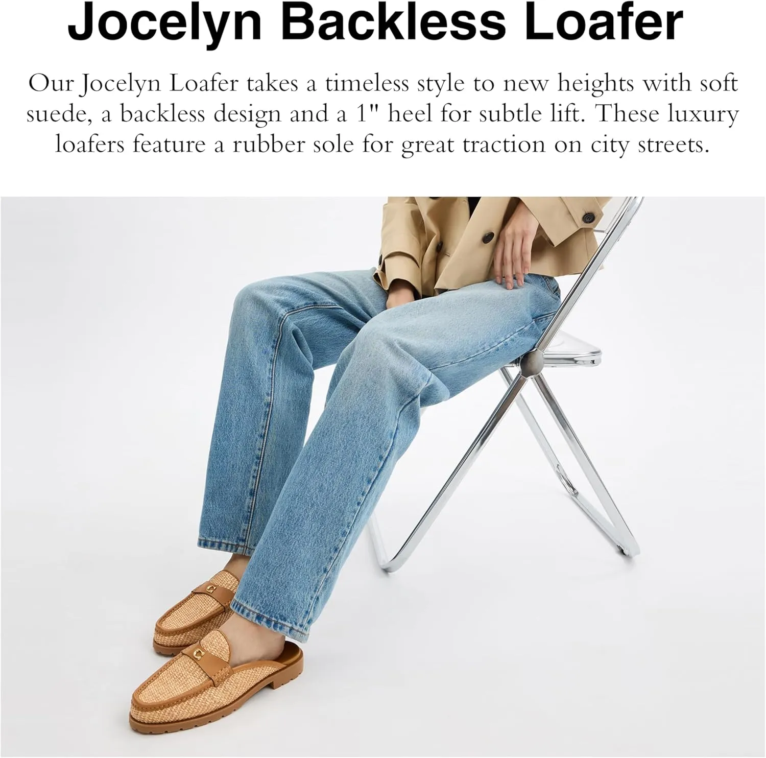Coach Women's Jocelyn Backless Loafer Slipper