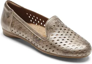 Cobb Hill Maiika Women's Woven Slip-on Loafer Metallic Leather - 7.5 Wide