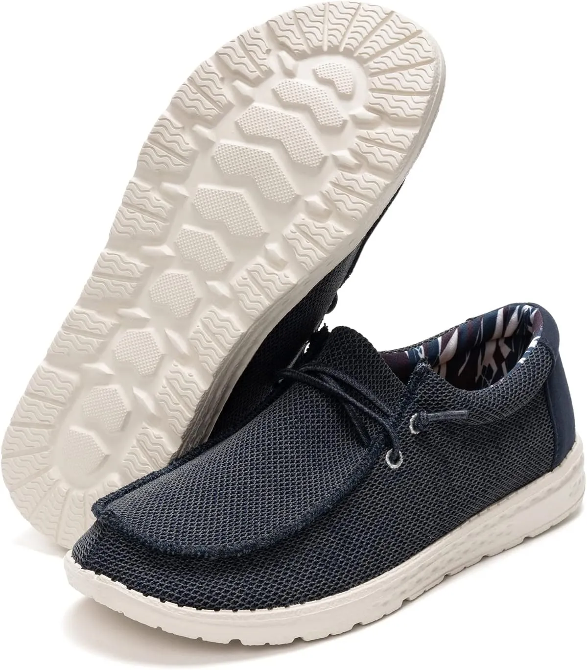 Colgo Men's Slip-On Loafers - Casual, Lightweight, and Stylish Shoes with Comfortable Lace-Up