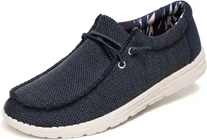 Colgo Men's Slip-On Loafers - Casual, Lightweight, and Stylish Shoes with Comfortable Lace-Up