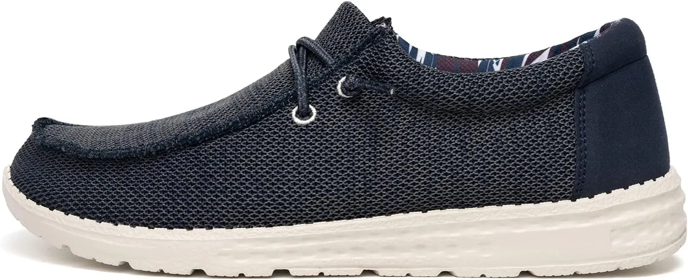 Colgo Men's Slip-On Loafers - Casual, Lightweight, and Stylish Shoes with Comfortable Lace-Up