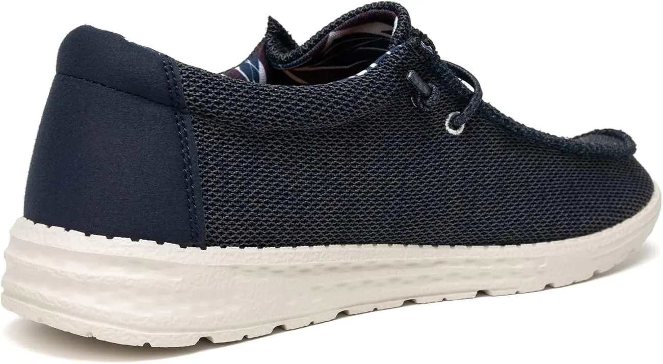 Colgo Men's Slip-On Loafers - Casual, Lightweight, and Stylish Shoes with Comfortable Lace-Up