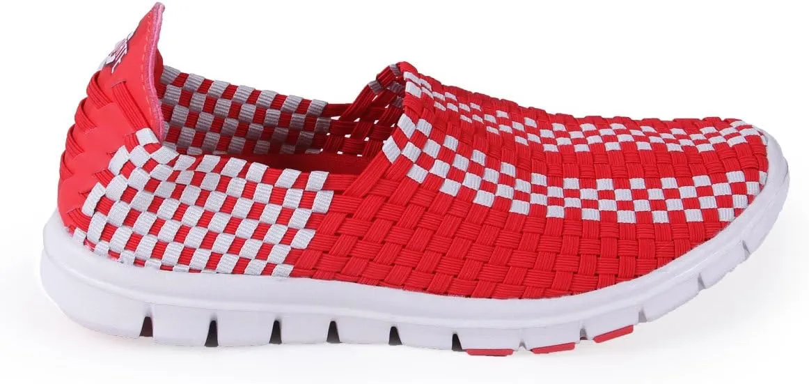 Comfy Feet NCAA Woven Colors Comfy Slip On Shoes