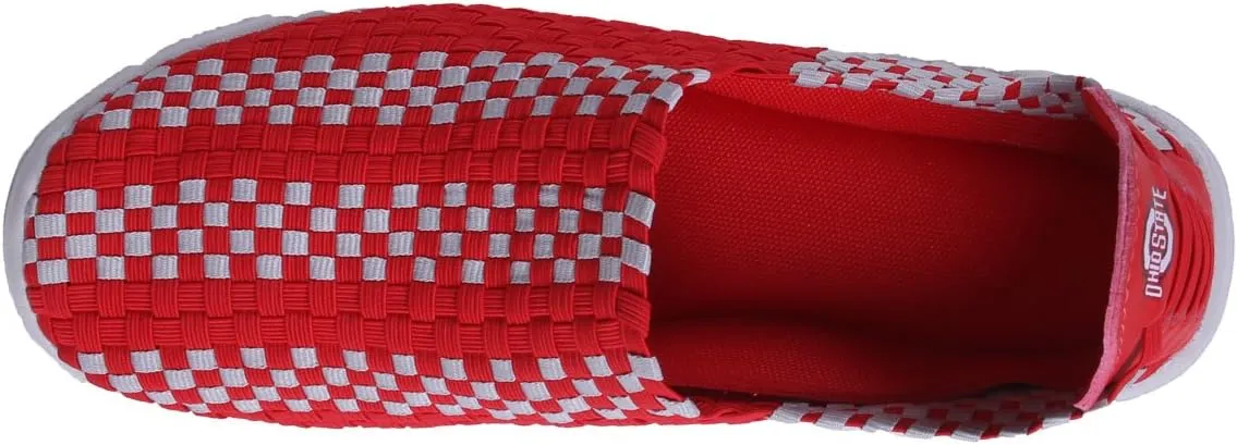 Comfy Feet NCAA Woven Colors Comfy Slip On Shoes