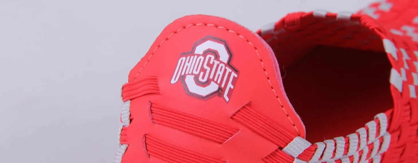 Comfy Feet NCAA Woven Colors Comfy Slip On Shoes