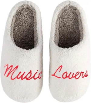 Comfy House Slippers For Women Men, Ladies Fuzzy Bedroom Slippers,indoor Outdoor Memory Foam Shoes