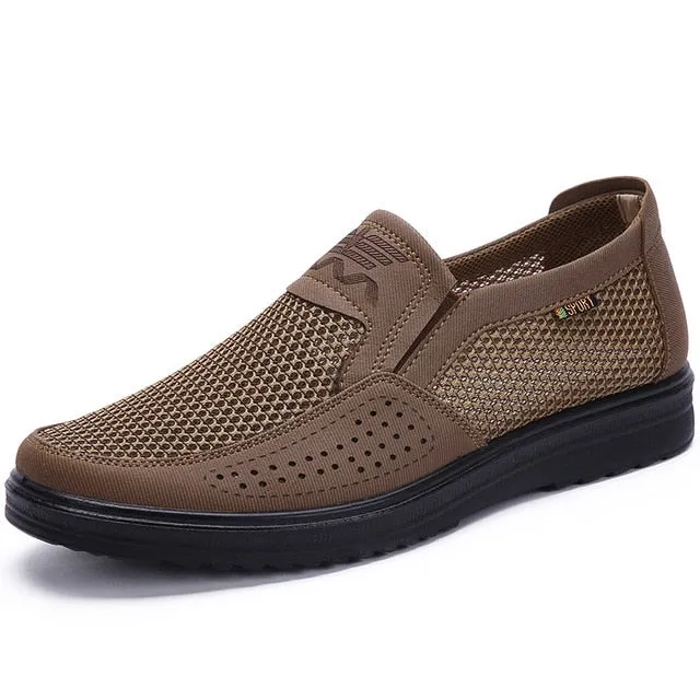 Compact Summer 38-48 Casual Merkmak Shoes Very Comfortable Men Shoes Men'S Casual Impressive variety sho For Loafer Style Mesh High-End Flats Men Creepers