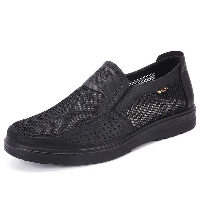 Compact Summer 38-48 Casual Merkmak Shoes Very Comfortable Men Shoes Men'S Casual Impressive variety sho For Loafer Style Mesh High-End Flats Men Creepers