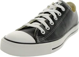 Converse Unisex Chuck Taylor Leather Black/White Sneaker - 4.5 Men - 6.5 Women