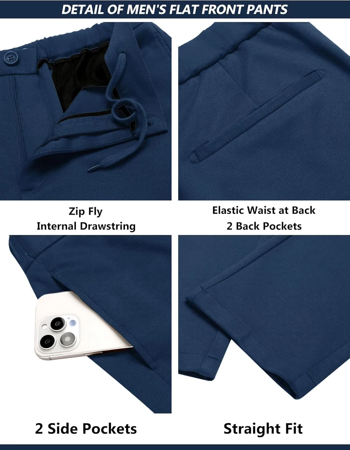 COOFANDY Men's Suits 2 Piece Slim Fit Suit Set 2 Button Lightweight Casual Knit Blazer Suit Jacket Pants