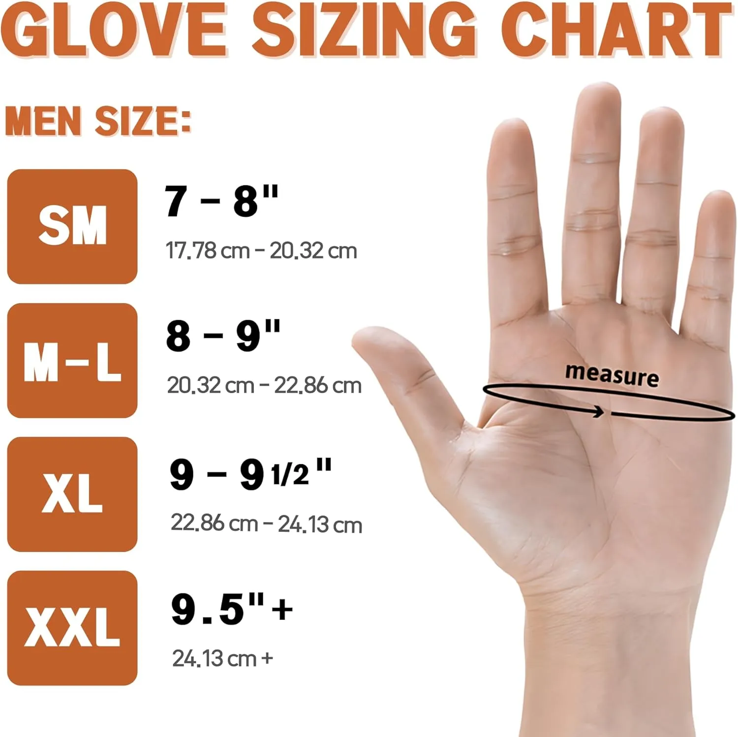Copper Tech Men’s Golf Gloves - Joint Support for Golfers with Copper Compression - 100% AAA Synthetic Leather - Built for Comfort & Joint-Friendly - Golf Gloves Men Both Handed Golfers (2nd Gen)
