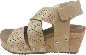 Corkys Footwear Womans Guilty Pleasure Wedge Sandal