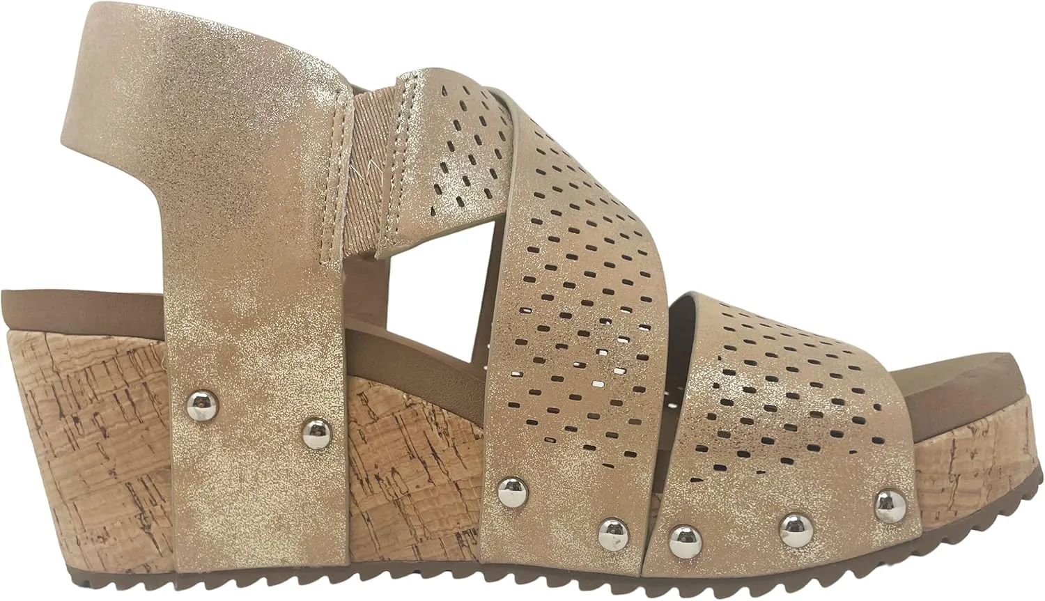 Corkys Footwear Womans Guilty Pleasure Wedge Sandal