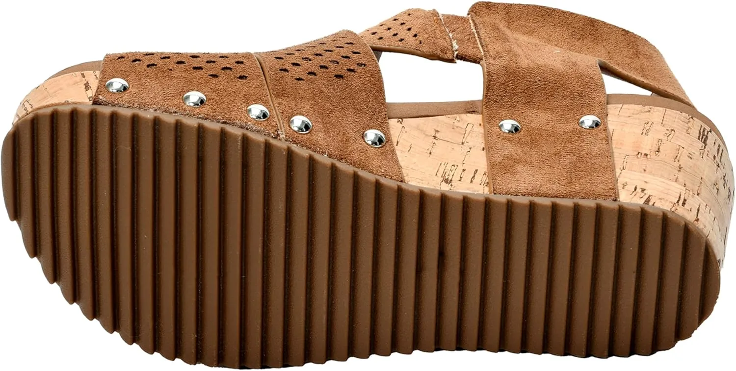 Corkys Footwear Womans Guilty Pleasure Wedge Sandal