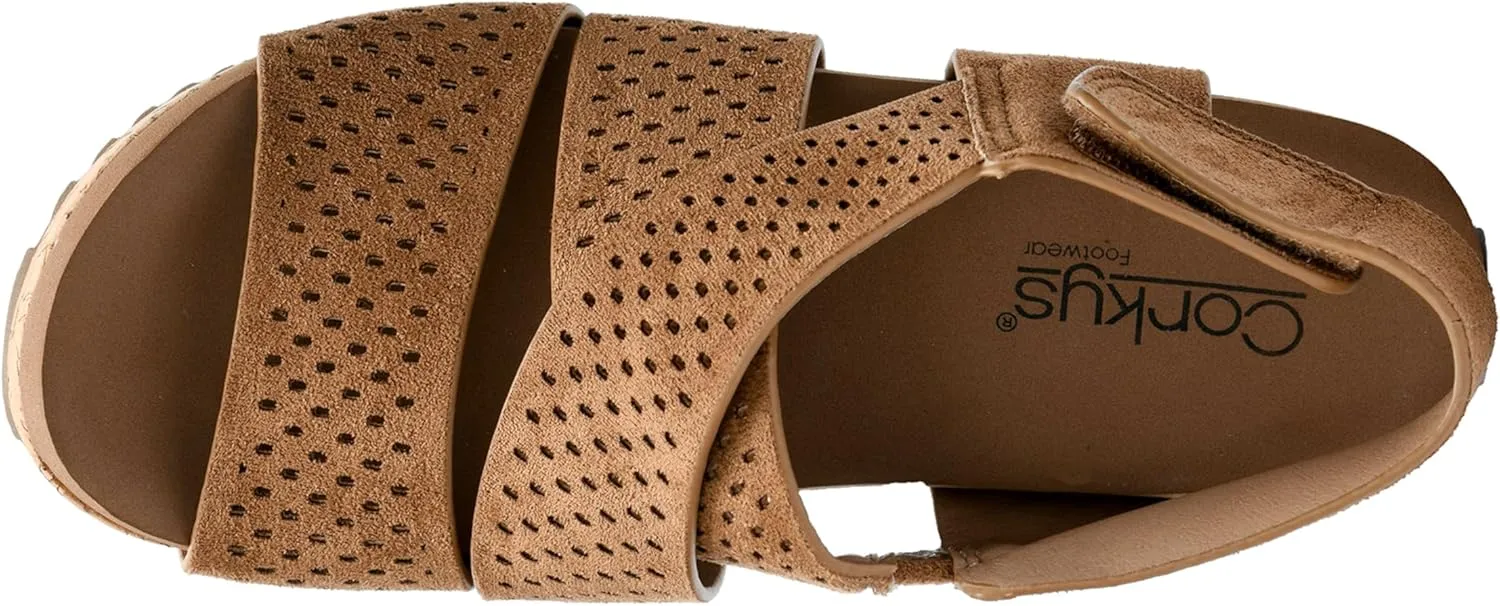 Corkys Footwear Womans Guilty Pleasure Wedge Sandal