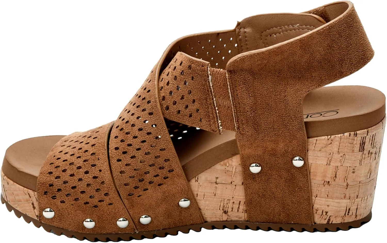 Corkys Footwear Womans Guilty Pleasure Wedge Sandal