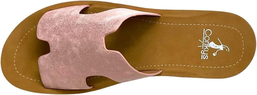 Corkys Footwear Women's Bogalusa Casual Modern Slip On Sandal