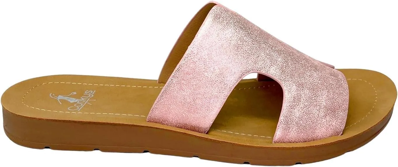 Corkys Footwear Women's Bogalusa Casual Modern Slip On Sandal