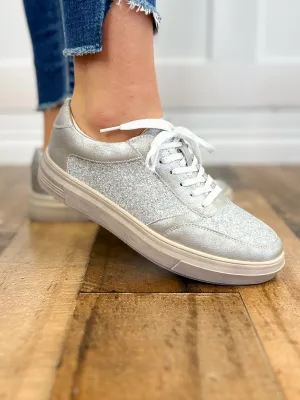 Corkys Rad Silver Metallic Tennis Shoes